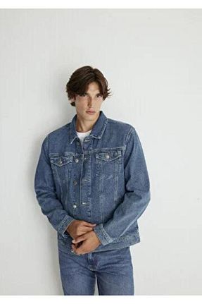 کاپشن آبی مردانه پنبه ای Mavi - کد 882685596
