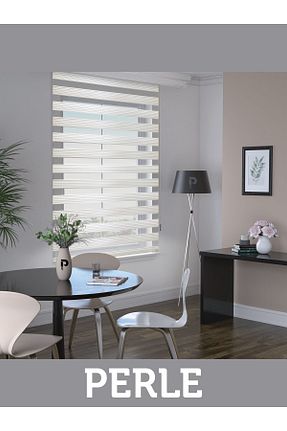 پرده کشوئی سفید Zebra Perle - کد 766709900