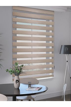 پرده کشوئی قهوه ای Zebra Perle - کد 766851514