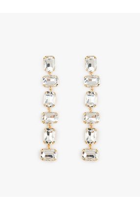گوشواره جواهر طلائی فلزی Koton - کد 882724260