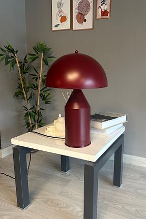 چراغ مطالعه / رومیزی زرشکی فلزی Bamyum - کد 882754377