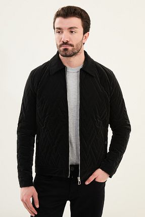 کاپشن مشکی مردانه اسلیم فیت Mcr - کد 882760725