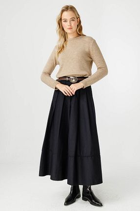 پلیور حجاب قهوه ای زنانه Fitted Hooopstore - کد 882765186