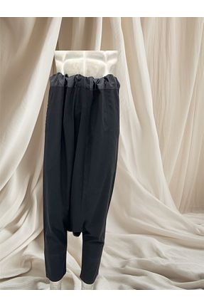 شلوار پارچه ای مشکی مردانه فاق نرمال MODA - کد 882766536