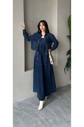 لباس حجاب آبی زنانه رگولار Cardella - کد 881912799
