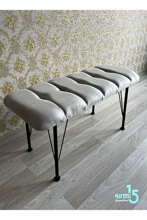 پوف و نیمکت بژ 40 x 90 Yirmi15 - کد 882762276