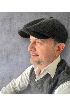 کلاه طوسی مردانه Tasarım - کد 882800440