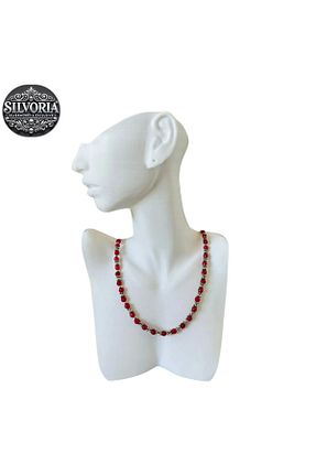 گردنبند نقره قهوه ای زنانه 925 عیار Silvoria - کد 874079850
