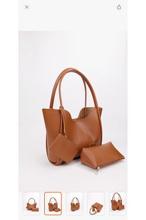 کیف دوشی نارنجی زنانه چرم مصنوعی Melistansu - کد 882797037