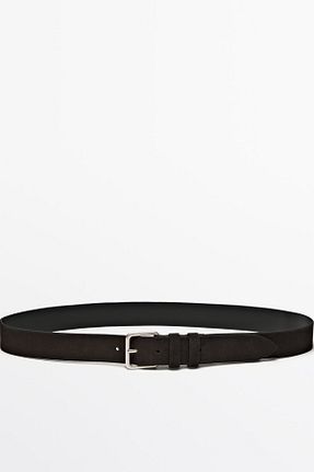 کمربند سبز مردانه جیر Massimo Dutti - کد 882796710