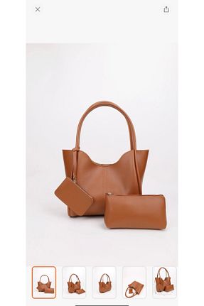 کیف دوشی نارنجی زنانه چرم مصنوعی Melistansu - کد 882797037