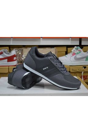 کفش اسنیکر طوسی مردانه بند دار Riwax - کد 882801640
