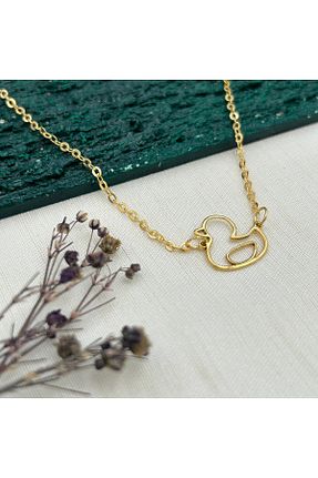 گردنبند جواهر زرد زنانه روکش طلا JEICON ATELIER - کد 882824744