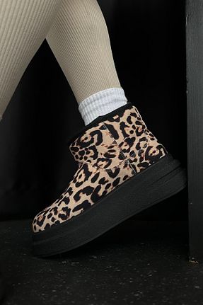 بوت / نیم بوت قهوه ای زنانه چرم مصنوعی Mupa Shoes - کد 882827908