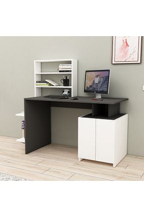 میز تحریر سفید 128 سانتی متر Arnetti - کد 91728937