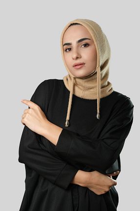 کلاه پشمی بژ زنانه HÜRREM BONE - کد 804555755