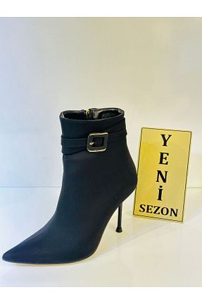 بوت / نیم بوت مشکی زنانه چرم مصنوعی Park Moda - کد 882840623