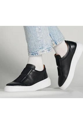 کفش کژوال مشکی مردانه چرم خالص BAGSSHOES - کد 882857678
