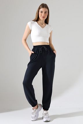 شلوار کرمگن مشکی زنانه پاچه کش دار Balta Collection - کد 882856787