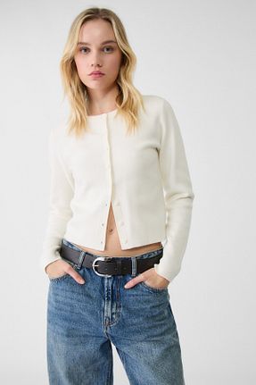 کمربند مشکی زنانه پلی اورتان Stradivarius - کد 882859069
