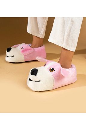 بوت خانگی صورتی زنانه پارچه ای WOSSE - کد 882850033