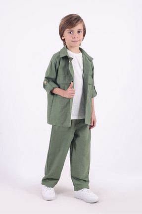 کت خاکی بچه گانه اورسایز Pollito - کد 882856605