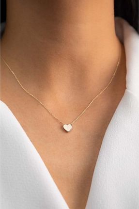 گردنبند جواهر طلائی زنانه برنجی SAPHYRA - کد 882875728