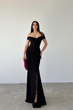 لباس مشکی زنانه بافتنی Deafox - کد 822761333