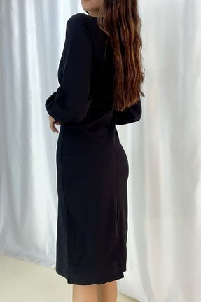 لباس مشکی زنانه بافتنی Deafox - کد 356226919