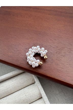 گوشواره جواهر طلائی مروارید Jerie - کد 882888161