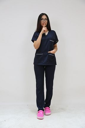 لباس ایمنی کار سرمه ای ÇİZGİ MEDİKAL - کد 882888470