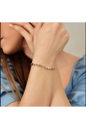 دستبند طلا زرد زنانه 14 عیار by milo jewellery - کد 882901499