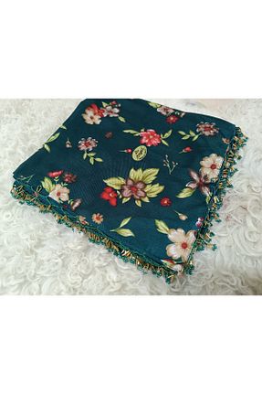 روسری خاکی پنبه ای hoaryage - کد 882896384