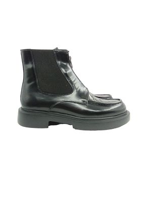 بوت / نیم بوت مشکی مردانه چرم خالص Oneka Shoes - کد 872485074