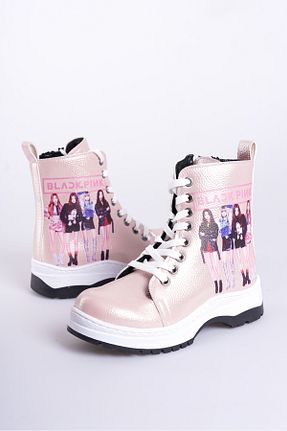 بوت / نیم بوت صورتی بچه گانه چرم مصنوعی CAMOLLA - کد 882971417