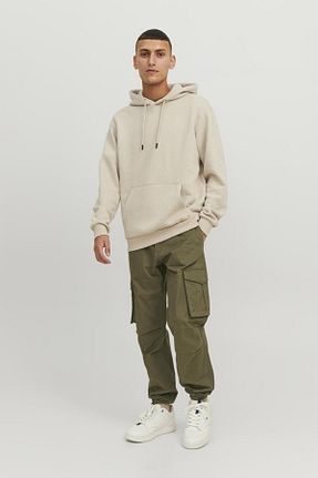 شلوار خاکی مردانه پنبه - الاستین Jack & Jones - کد 826301231