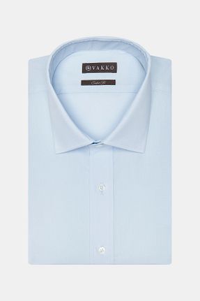 پیراهن متالیک مردانه یقه پیراهنی Vakko - کد 836024106