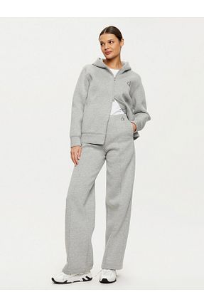 شلوار کرمگن طوسی زنانه ساق پهن Calvin Klein - کد 883089926