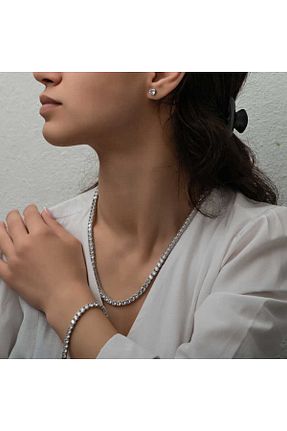 دستبند نقره زنانه 925 عیار Oniks - کد 803169916
