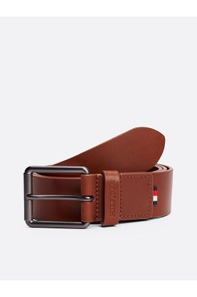کمربند قهوه ای مردانه چرم مصنوعی Tommy Hilfiger - کد 883086489