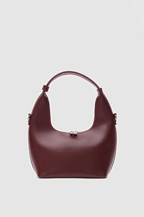 کوله پشتی زرشکی زنانه چرم مصنوعی Shule Bags - کد 883113697
