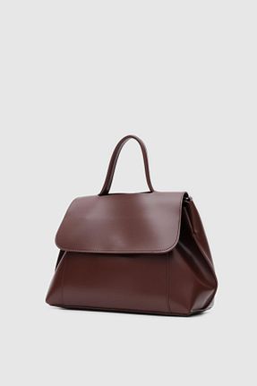کیف پستچی قهوه ای زنانه چرم مصنوعی Shule Bags - کد 883115095