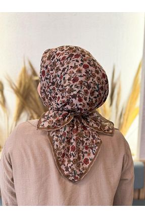 روسری بژ %100 پنبه locella - کد 883183440