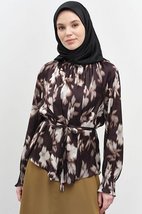 بلوز حجاب سبز زنانه رگولار Tuğba - کد 883223714