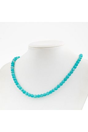 گردنبند جواهر آبی زنانه سنگ OSMANLI DOĞAL TAŞ - کد 669893714