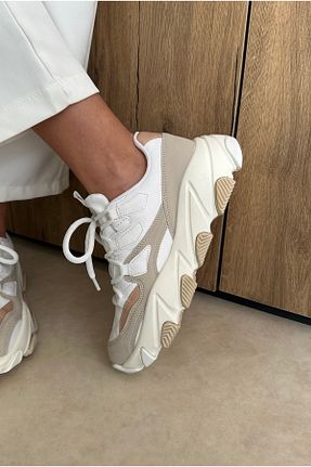 کفش اسنیکر سفید زنانه بند دار Mupa Shoes - کد 169982341