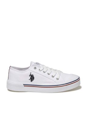 کفش اسنیکر سفید زنانه بند دار U.S. Polo Assn. - کد 904226266