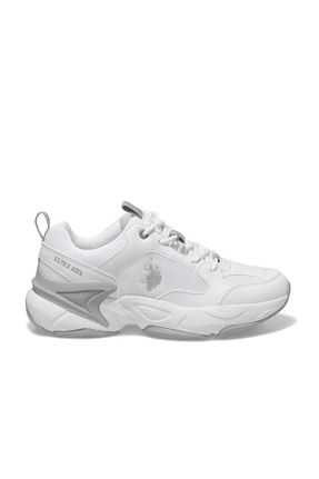 کفش اسنیکر سفید زنانه بند دار U.S. Polo Assn. - کد 904224164