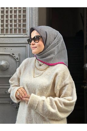 روسری رنگی پنبه پلی استر La boutique - کد 883230250
