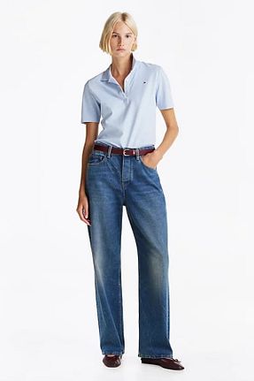 تیشرت آبی زنانه رگولار Tommy Hilfiger - کد 883233525